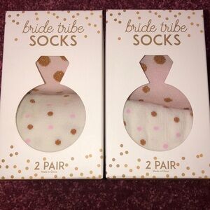 New with tag’s bride tribe crew socks bundle